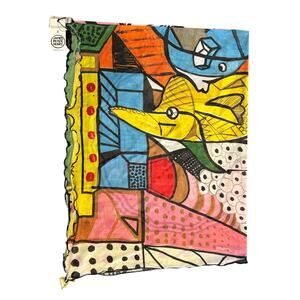 NWT Swiminista x James Peter Henry Beach Cover-Up / Sarong, Multicolor, One Size